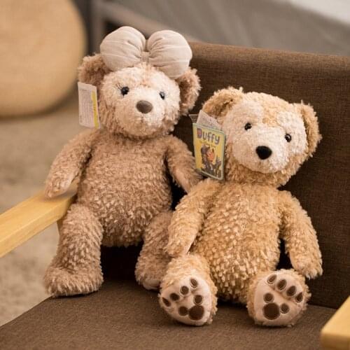 43cm Cute duffy push toys Cartoon bear doll stuffed plush Animal high quality plush pillow for girl couple sweet gift