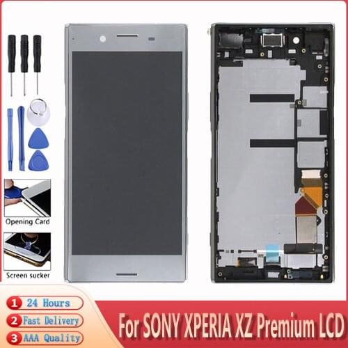 5.5" Original lcd Digitizer For SONY XPERIA XZ Premium lcd Display With Touch Panel G8142 G8141 LCD Assembly Replacement+Tools