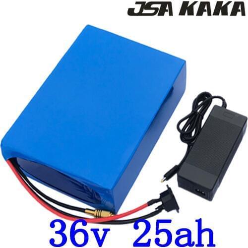 36V Electric Scooter Battery Pack 36V 25ah Electric Bicycle Battery 36V 20AH 22AH 25AH Lithium Battery for 36V 500W 1000W motor