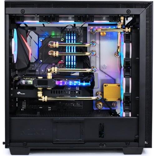 BYKSKI Waterway Acrylic Board For NZXT H700I Computer Case 4pin 3pin RBW RGB Tank , RGV-NZXT-H700I-P