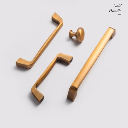 European Zinc Alloy Arch Pull High-end Bronze Drawer Knobs Kitchen Cupboard Door Handles Cabinet Handles for Furniture Hardware