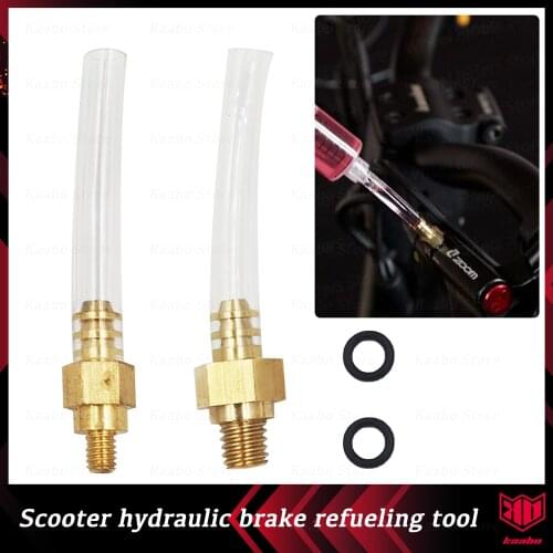 Scooter Hydraulic Brake Refueling Tool Metal Nozzle Pipe Kaabo Mantis Wolf Warrior ZERO10X ZERO M4 M6 Size