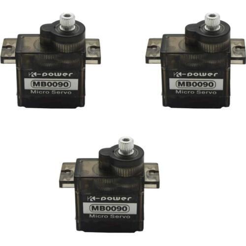3pcs K-power MB0090 3kg torque Analog metal gear servo/9g servo/rc car servo