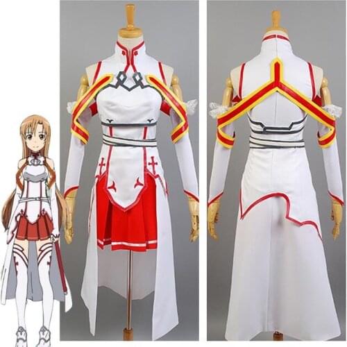 Anime Sword Art Online Cosplay Asuna Cosplay Costume Uniform Girls Clothing