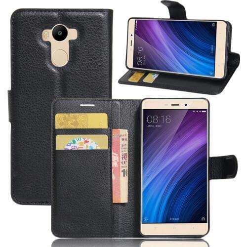 Wallet Flip Cover for Xiaomi Redmi 4 / 4 Pro / 4 Prime Leather Case Xiami Xiomi Redmi 4 4Pro 4Prime Case TPU Phone Fundas Capas