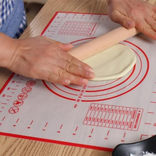 Reusable Silicone Baking Mat Eco-Friendly Mat For Rolling Dough Pad Large Non-stick Oven Patisserie Baking Accessories Tools