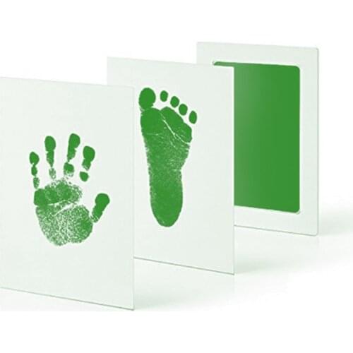 6Colors Baby Care Non-Toxic Handprint Kit Imprint Footprint Gift Babies Souvenirs Newborn Ink Footmark Photo Infant Prints Toy