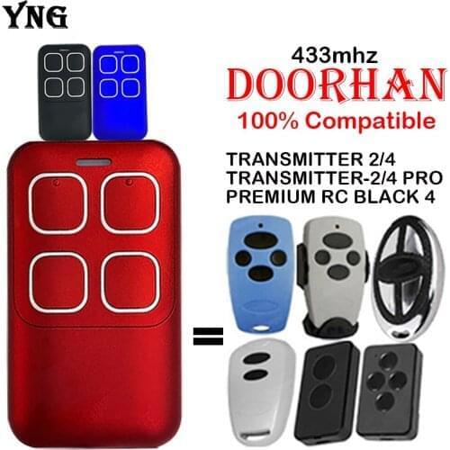 NEW DOORHAN Remote Control Replacement Doorhan Transmitter 2/4,Transmitter 2-pro/4-pro Garage Door Opener 433.92mhz Rolling Code