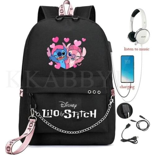 Hot Cartoon Stitch Schoolbag Backpack Lovely Students Boys Girls School Bags Beautiful Pattern Beautiful Mochila Infantil