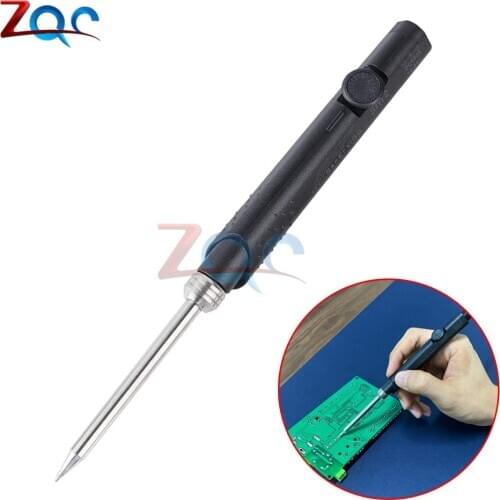 SH72 Portable Mini Soldering Iron Adjustable Temperature 200-400℃ Soldering Tool I/K/B2/BC2 Tips DC 12-24V 1.5A 65W Welding Iron