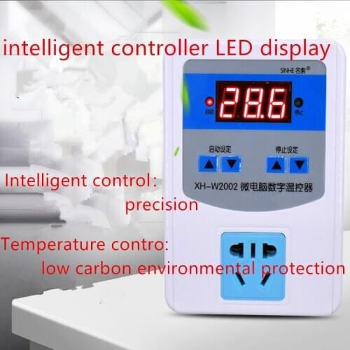 Adjustable Temperature Controller Xh-w2002 110-220V Digital Display Socket AU Plug
