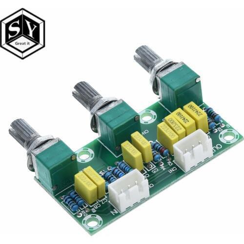 XH-M802 Passive Tone Board Amplifier Preamp Power Module Low High Sound Adjustment Electonic Diy Electronic PCB Board