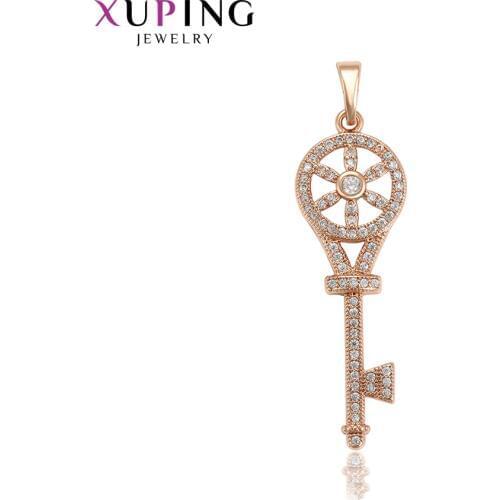 Xuping Luxury Romantic Fashion Necklace Pendant for Women Statement Jewelry Hot Sell Halloween Gifts 33937