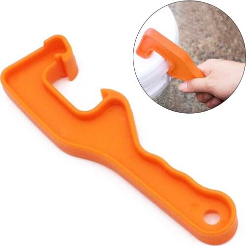 1Pcs Plastic Gallon Honey Bucket Pail Paint Barrel Lid Can Opener Opening Tools for Home Office Brew Opening Wrench Bee Tools