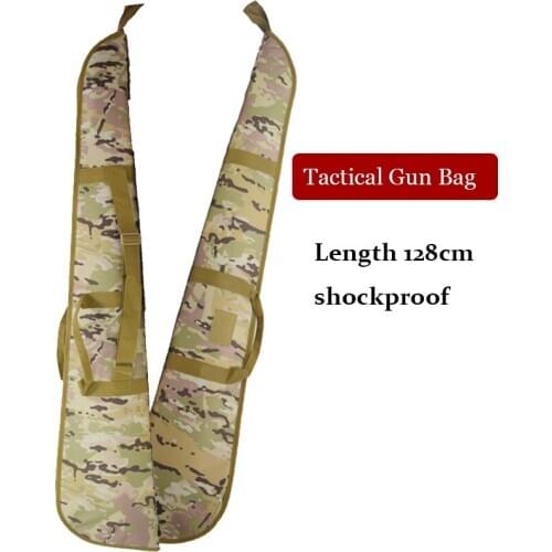 128cm Tactical Rifle Gun Bag Outdoor Shockproof Shotgun Hunting Airsoft Rifle Gun Holster 600D Oxford Gun Bag