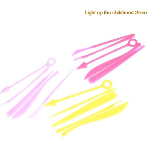 5Pcs/Set Polymer Clay Tools Plastic Tools Set Children Babies Polyform Sculpey Oven Bake For Shaping Random Color