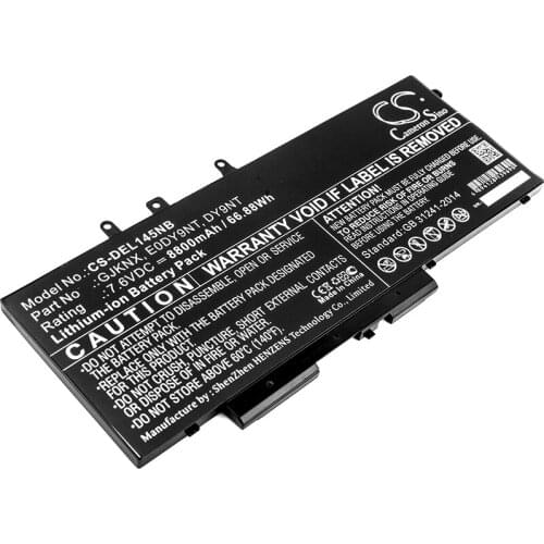CS 8800mAh/66.88Wh battery for DELL Latitude 14 5490,Latitude 14 5491,Latitude 14 5495,Latitude 15 5580,15 5590
