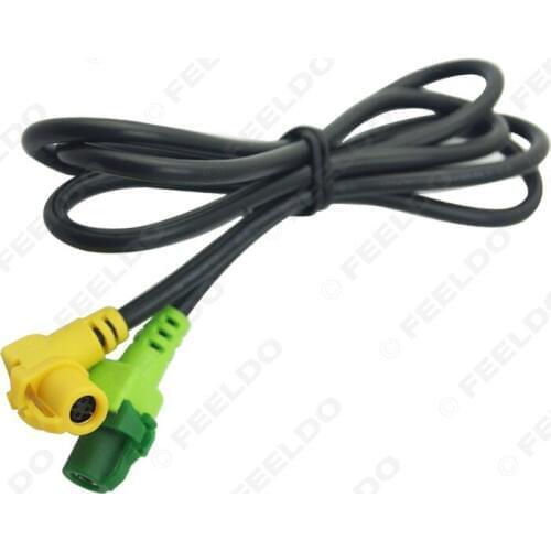 FEELDO 1PC Car USB Switch Cable Fits For Volkswagen GOLF SCIROCCO RCD510 RNS315 MK5 MK6 #FD-1698