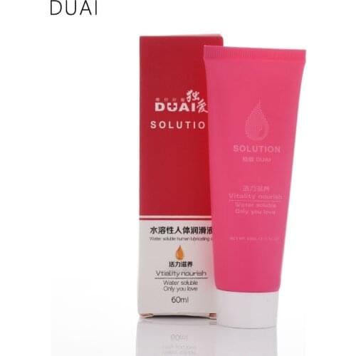 DUAI vitality nourish lubricant for sex 60ml anal sex Causative agent for woman gay, sex toys adult product body Oil for massage