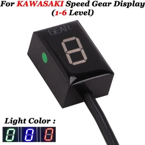 Motorcycle Ecu Direct Mount 1-6 Speed Gear Display Indicator For Honda For Kawasaki ER6N Ninja650 Versys1000 Z750 Z900 Z800 Zx6R