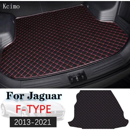 Car trunk mat for Jaguar F-TYPE 2013 2014 2015 2016 2017 2018 2019 2020 2021 Cargo Liner Carpet Interior Parts Accessories Cover