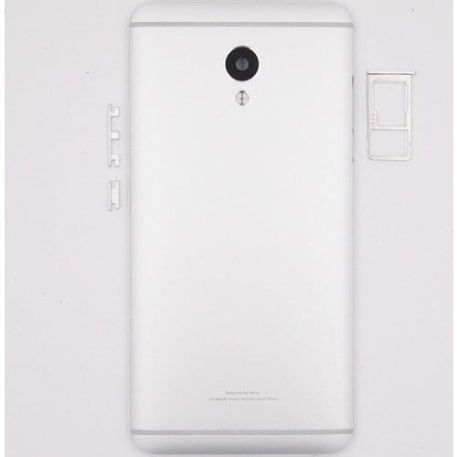 BaanSam New Battery Door Back Cover SIM Card Tray Housing Case For MEIZU M3E Meilan E 5.5 Inch With Power Volume Buttons