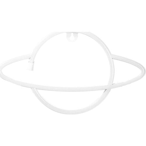 New Neon Signs Lights for Wall Decor, USB or Battery Decorative Pink/Blue Planet Neon Sign LED Night Light for Bedroom