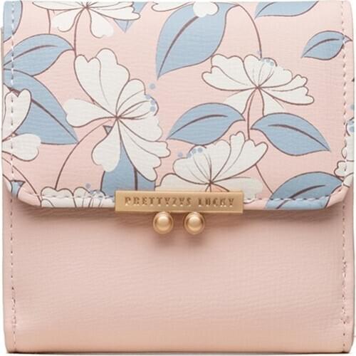 New Small Women Wallet Cute Design Leather Short Ladies Wallet 2020 Luxury PU Short Women Purses Coin Pocket carteras mujer