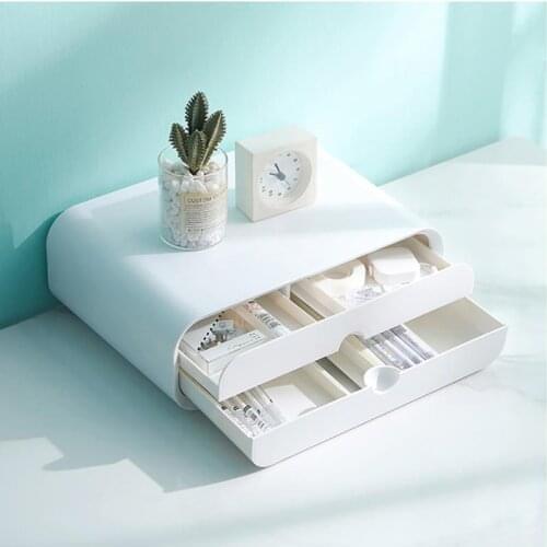 ABS Office Table Organizer Desk Keyboard Rack Stationery Storage Holder Computer Home Office Accessories Desktop Storage Box