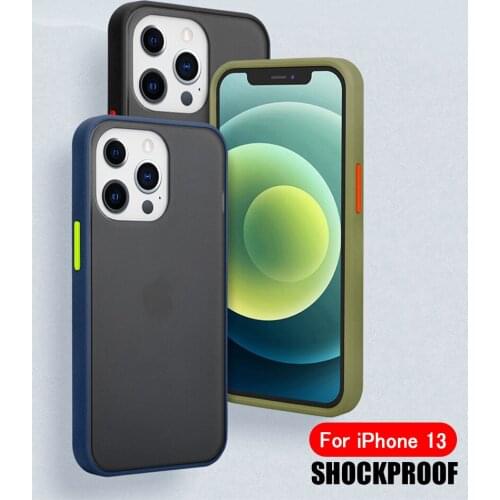 Original Skin Color Contrast Phone Case For iPhone 13 12 11 Pro Max XR X XS Max 6 7 8 Plus High Quality Soft Ancrylic Back Cover