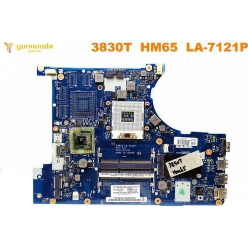 Original for ACER 3830T laptop motherboard 3830T HM65 LA-7121P tested good free shipping