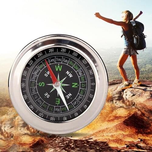 Portable Pocket Watch Style Outdoor Camping Hiking Metal Navigation Compass Emergency Compass Outdoor Survival Compass Wild Tool
