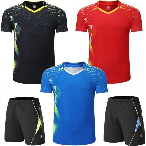 Badminton shirt Male Female , Girls Tennis T-Shirts , Women Table Tennis Jerseys Kits ,Youth Man Ping Pong Shorts Clothing 3903