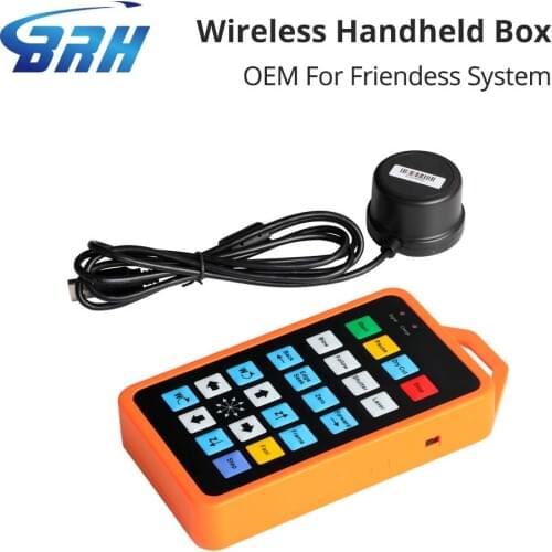 BRH Fiber Laser Machine Control System OEM Wireless handle Box for Friendess FSCUT FSCUT2000C CypCut BCS100 BMC1604