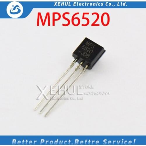 100pcs /200PCS MPS6520 transistor 6520 TO-92 Transistor