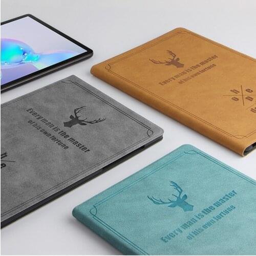 PU Leather Smart Case for Samsung Galaxy Tab S6 10.5 inch T860 T865 Tablet Cases Shockproof Stand Cover Coque