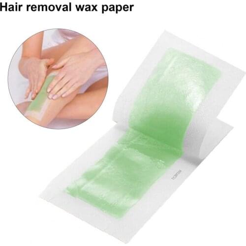 New 10Pcs Paper Waxing Strips Gentle Professional Hair Removal Beauty Supplies Facial Bikini Wax Strips Sticks for Girl Face/Leg