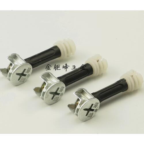 20pcs Three in one screw, furniture connector, clothes cabinet, desk, link, fixer, eccentric wheel nut connection