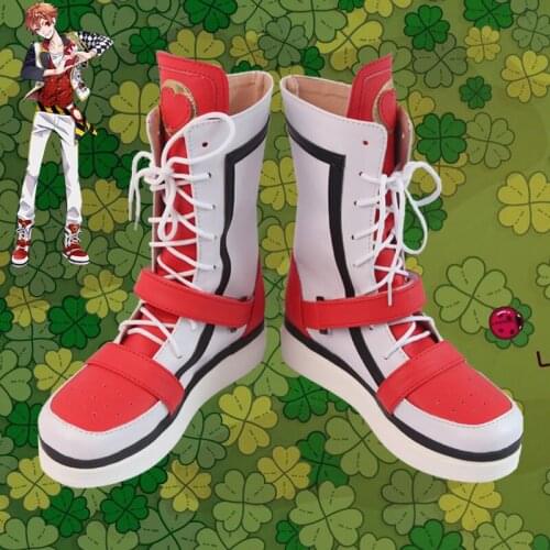 Anime Twisted Wonderland Ace Cosplay Shoes Alice in Wonderland Cos Shoes Accessories Adult H
