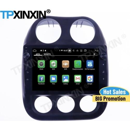 Carplay Car Radio 2 Din Stereo Screen Receiver Android For Jeep Compass 2010 2011 2012 2013 2014 2015 2016 GPS Player Audio Unit