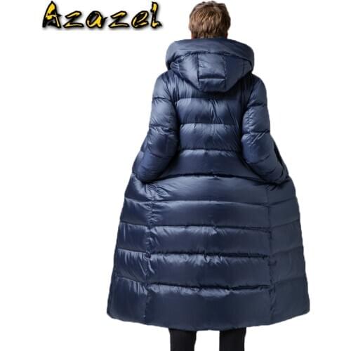 Azazel Winter Long Goose Down Jacket Men Clothes Puffer Jacket Mens Down Coat Parka Jackets Doudoune Homme 0005 KJ1336