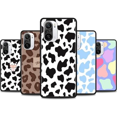 Phone Case For Xiaomi Redmi Note 10 9 9S 8 9T 8T Cover For redmi 9 9A 9C 9T K40 Pro Plus Shell Cute cow