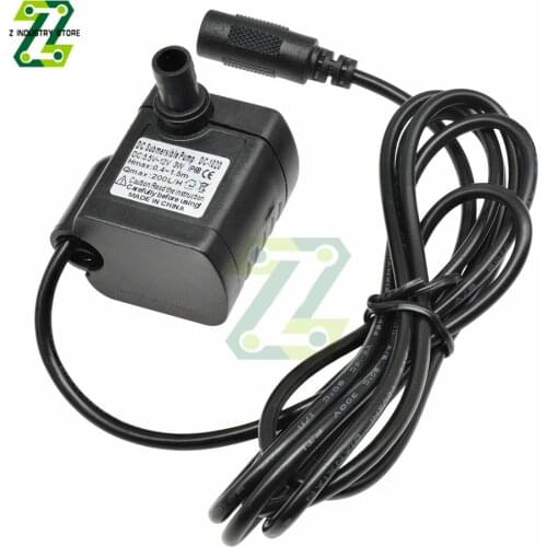 DC 12V 3W 200L/H Flow Rate Waterproof Brushless Pump Mini Submersible Water Pump Solar Micro Submersible Pump