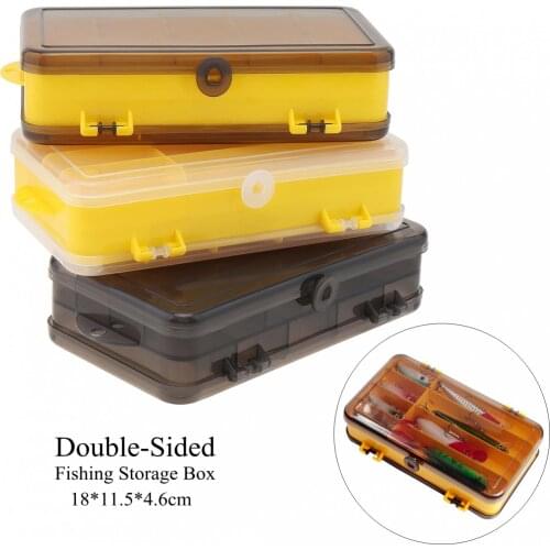 13 Compartments Double Sided Fishing Box Accessories Lure Bait Hook Storage Fishing Tackle Case for Ocean Boat Fishing