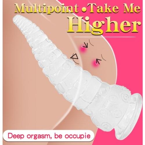 Octopus Dildo Suction Cup Masturbators For Women Men Masturbation Tools Soft Dildo Big Dick Tentacle Sex Toys Fake Penis Sucker