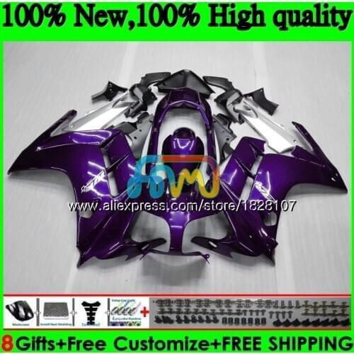 FJR1300A For YAMAHA FJR-1300 FJR1300 01 02 Dark purple 03 05 06 07 119BS.72 FJR 1300 2001 2002 2003 2004 2005 2006 2007 Fairing