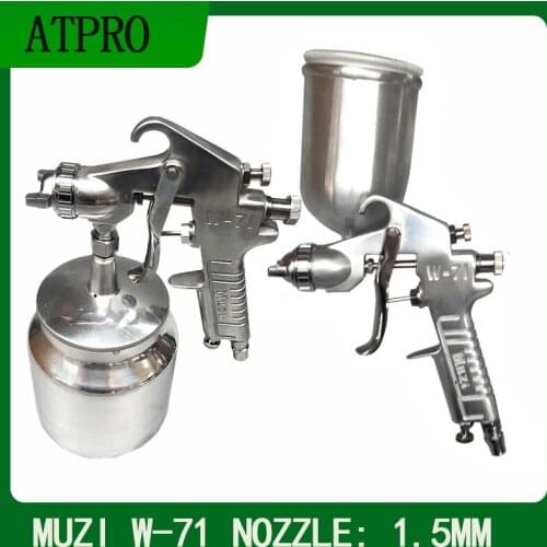 W-71S W-71G F-75S F-75G Gravity Paint Air Spray Gun 1.5mm Nozzle Air Sprayer Atomizer Airbrush Tool