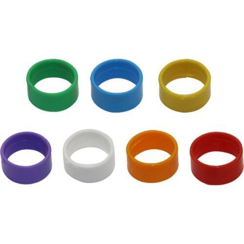 1.6cm/1.8cm/2.0cm Poultry Foot Ring Farm Equipment Chicken Goose Identification Rings Poultry Feeding supplies 140 Pcs