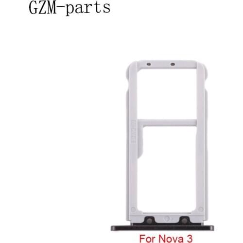 GZM-parts SIM Card Tray for Huawei Nova 3 Sim SD Memmory Card Adapter Replacement Repair Parts