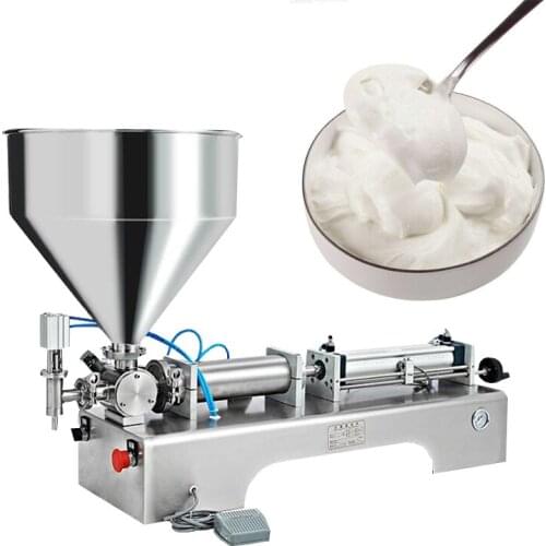 30L/40L Single-head paste filling machine for face cream tomato sauce peanut sauce chili sauce filling machine